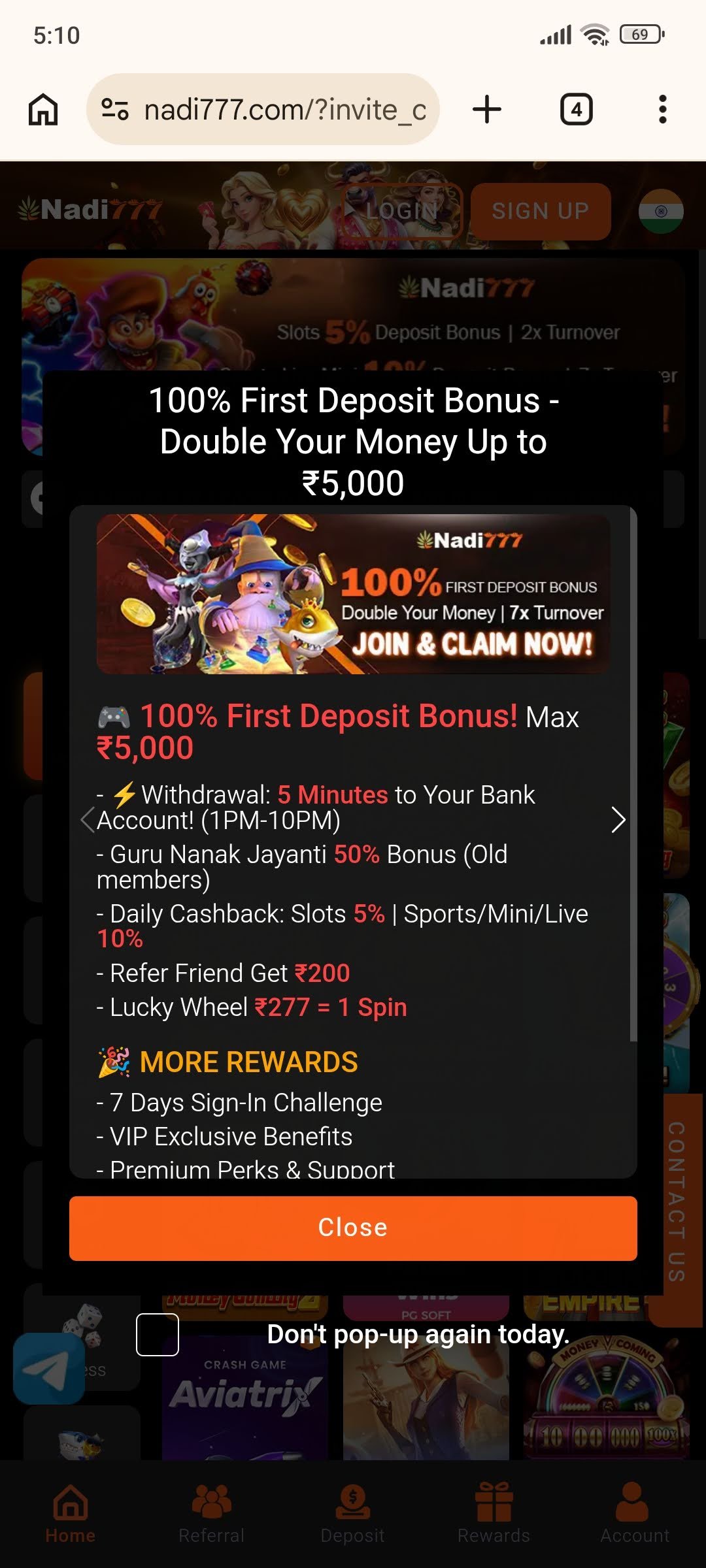 Nadi 777 App For ios & Android